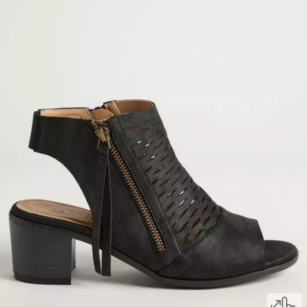 Perforated Back Strap Heel (WW) From Torrid - Picture 3 of 11